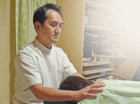 施術の流れ４　施術